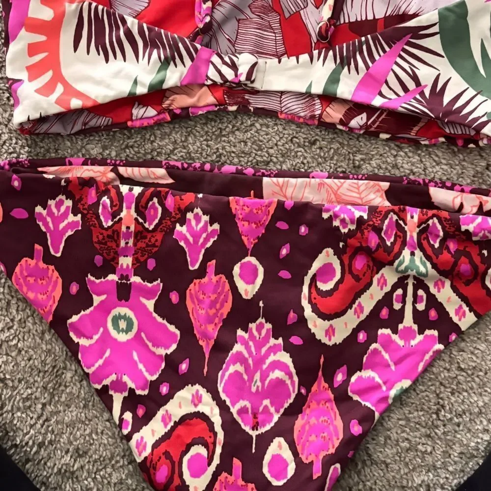 MAAJI Reversible PurplePink Bikini Bottom (Medium)